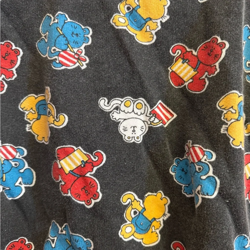 Vintage 90’s 9 & 18 Months Animal Giraffe Cat Colorful Romper Jumpsuit Retro